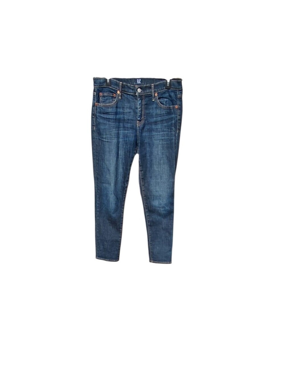 8430.. Women's Gap Girlfriend Skinny Jeans Size 29. W31" 26" Inseam 9 1/2" Rise